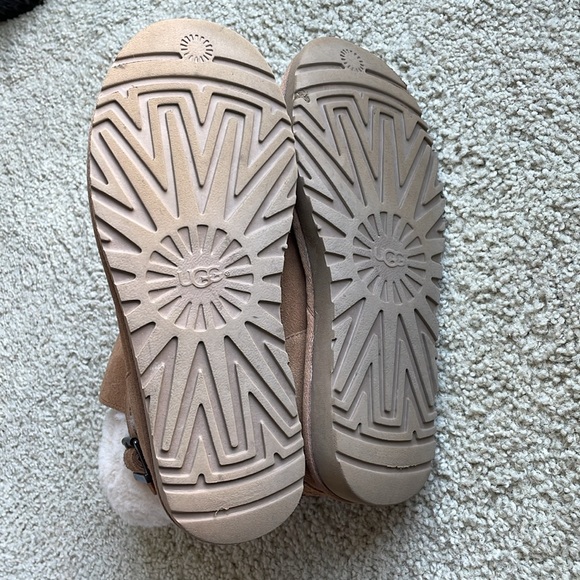 Ugg Mini Suede Boots with Buckle - Picture 4 of 7